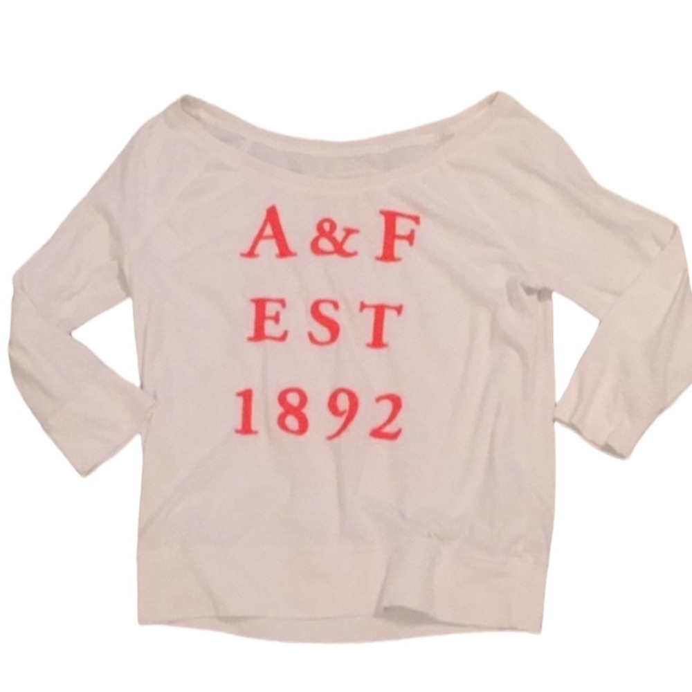 Vintage Abercrombie & Fitch M off shoulder tee